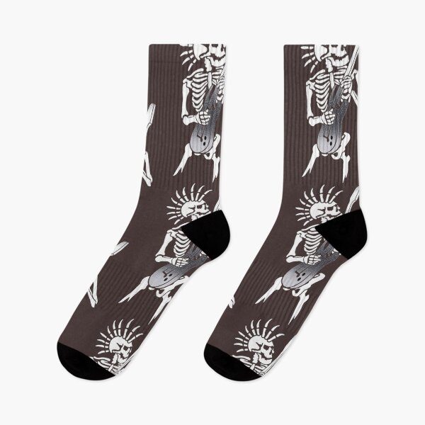 Item preview, funky skeleton - Guitar rock goth skull biker play music designed and sold by AdesignTEE.
