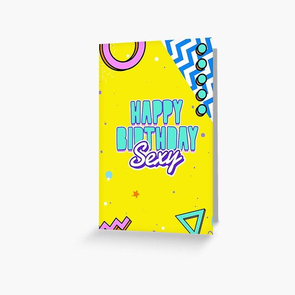 Item preview, Happy Birthday, Sexy - for a naughty and cute Girlfriend, Boyfriend, Friend, Husband, Wife, Partner designed and sold by TangriLand cards.