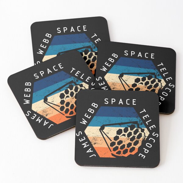 Item preview, vintage retro James Webb Space Telescope Retro Cosmic JWST Vintage Space designed and sold by KOURCHAL ART.