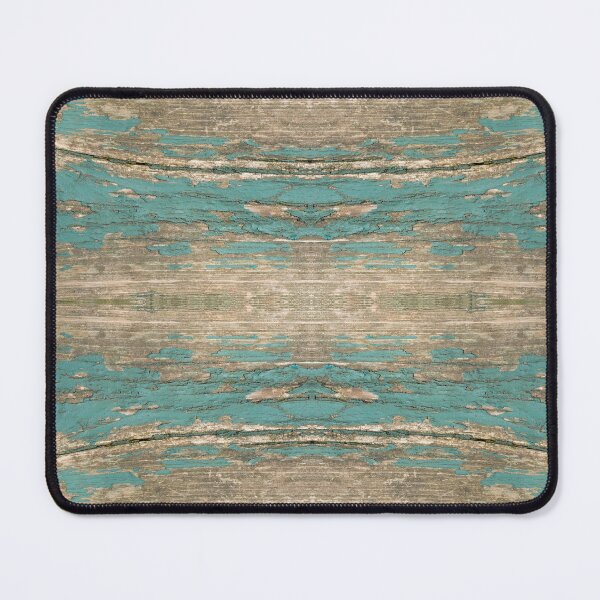 Item preview, Rustic Wood - Beautiful Weathered Wooden Plank - knotty wood weathered turquoise paint designed and sold by TurningMoss.