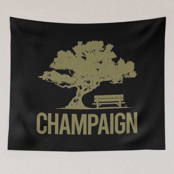 Item preview, Bench And Tree Champaign designed and sold by nguyentanshop.