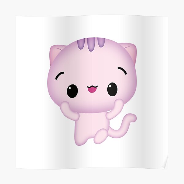 Anime Clipart Pink Cat Kawaii Anime Girl Happy  Free Png Image  HubPNG