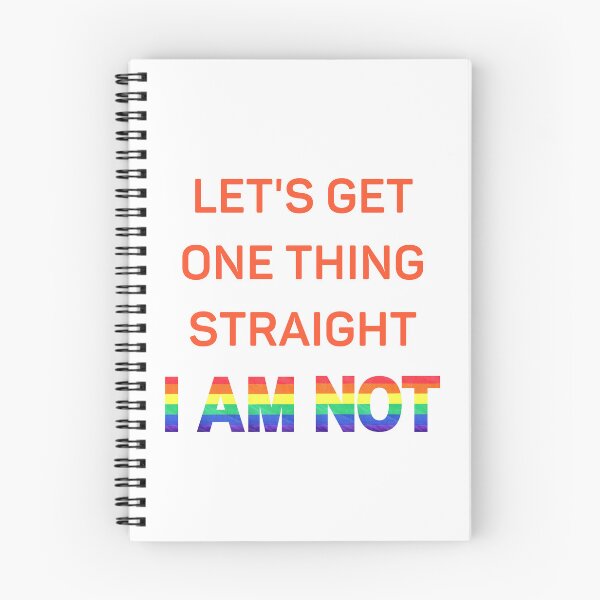 Item preview, Let's Get One Thing Straight I Am Not Red Letters Gay Joke For Pride Month designed and sold by LuckyKermit.