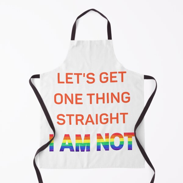 Item preview, Let's Get One Thing Straight I Am Not Red Letters Gay Joke For Pride Month designed and sold by LuckyKermit.