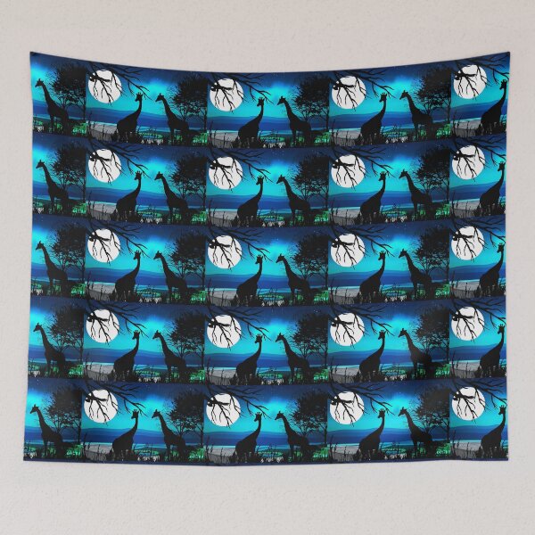 Item preview, Starlit Safari (giraffe) designed and sold by Rebel-Lizzie.