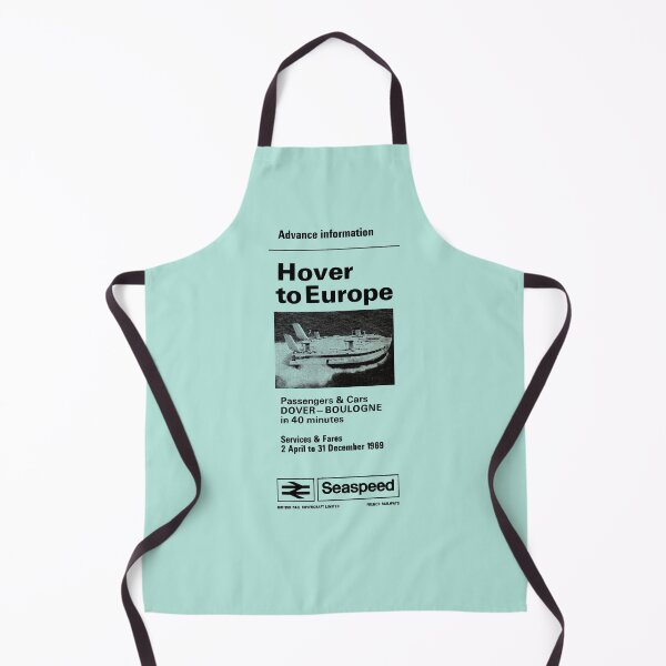 Item preview, HOVER TO EUROPE - HOVERCRAFT ADVERT designed and sold by ThrowbackAds.
