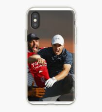 Jordan Spieth & Caddy Michael Greller at Traveler's Championship 2017 iPhone Case
