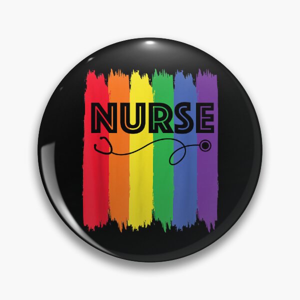 Item preview, Nurse lgbt rainbow registered nursing rn gay pride flag designed and sold by DanielPenington.