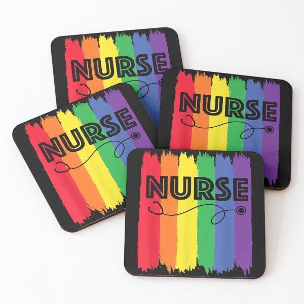 Item preview, Nurse lgbt rainbow registered nursing rn gay pride flag designed and sold by DanielPenington.