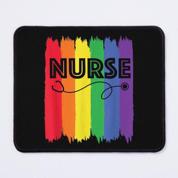 Item preview, Nurse lgbt rainbow registered nursing rn gay pride flag designed and sold by DanielPenington.
