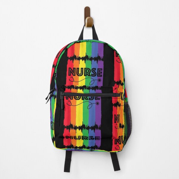 Item preview, Nurse lgbt rainbow registered nursing rn gay pride flag designed and sold by DanielPenington.