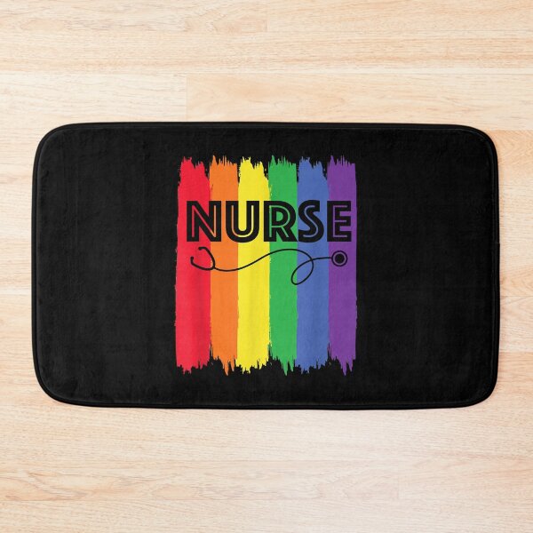 Item preview, Nurse lgbt rainbow registered nursing rn gay pride flag designed and sold by DanielPenington.
