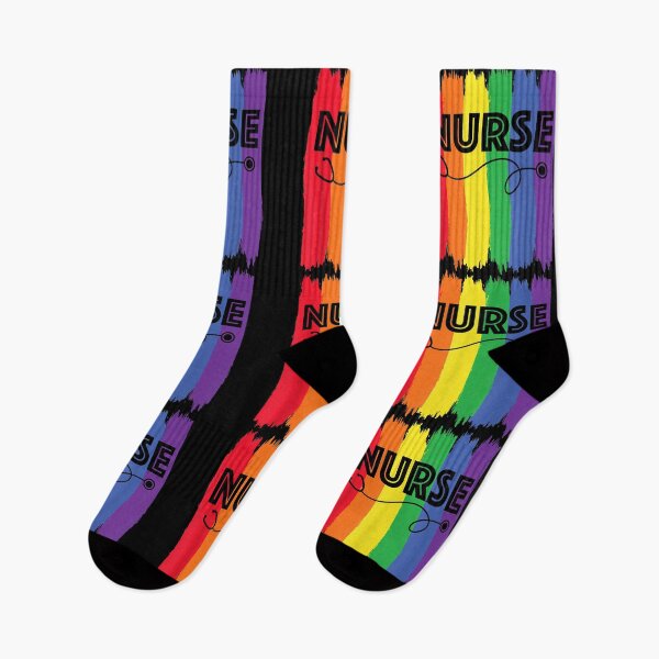 Item preview, Nurse lgbt rainbow registered nursing rn gay pride flag designed and sold by DanielPenington.