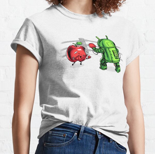 apple vs android t shirt