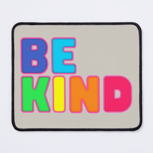 Item preview,   Be Kind RAINBOW with Agreeable Gray Background designed and sold by FlippinTurtles.