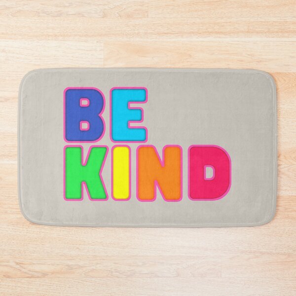 Item preview,   Be Kind RAINBOW with Agreeable Gray Background designed and sold by FlippinTurtles.