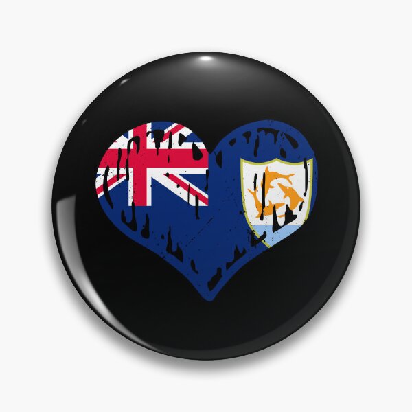 Item preview, Anguilla Flag Heart Love designed and sold by rafaeltto.