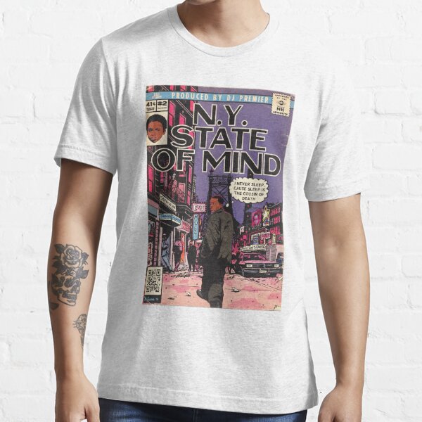 NY Flame T-Shirt by NY State of Mind Silver / Large