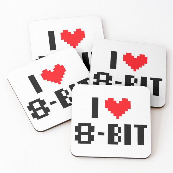 Item preview, I (heart) 8 bit designed and sold by danielasynner.