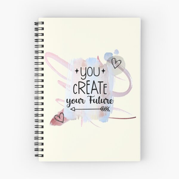 Item preview, You Create Your Future Inspirational Motivational Quote | Purple Pink Pastel Watercolour: designed and sold by LifeAndWonder.