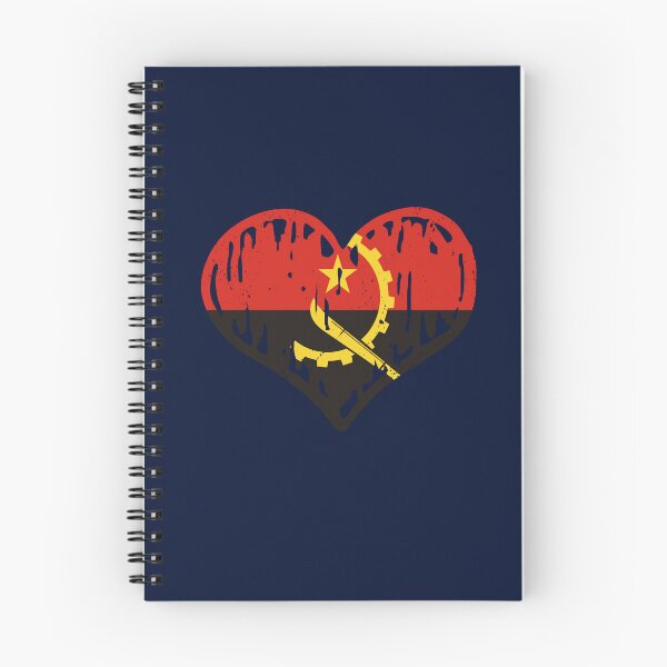 Item preview, Angola Flag Heart Love designed and sold by rafaeltto.