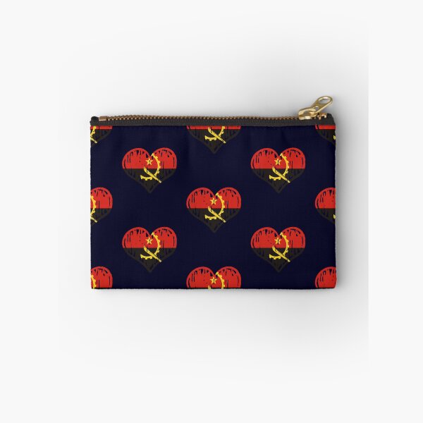 Item preview, Angola Flag Heart Love designed and sold by rafaeltto.