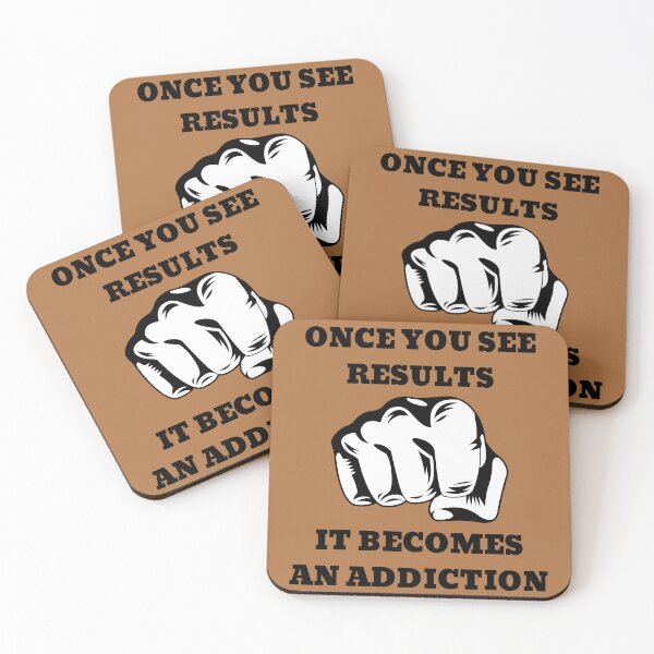 Item preview, Once You See Results It Becomes An Addiction Fist designed and sold by Pawn Shop JB.