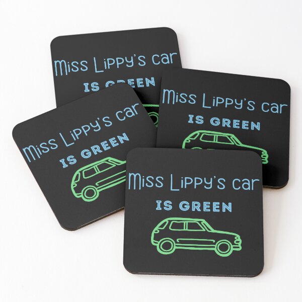 Item preview, Miss Lippy’s Car is Green designed and sold by EricaJackson.
