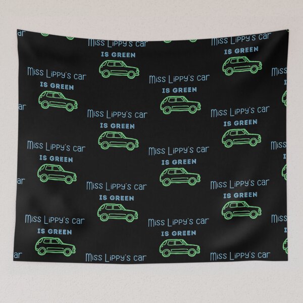 Item preview, Miss Lippy’s Car is Green designed and sold by EricaJackson.