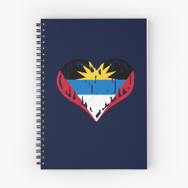 Item preview, Antigua Barbuda Flag Heart Love designed and sold by rafaeltto.
