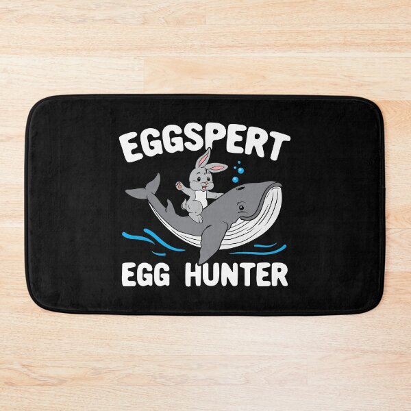 Item preview, Eggspert Egg Hunter Whale Ocean Easter Bunny designed and sold by haselshirt.