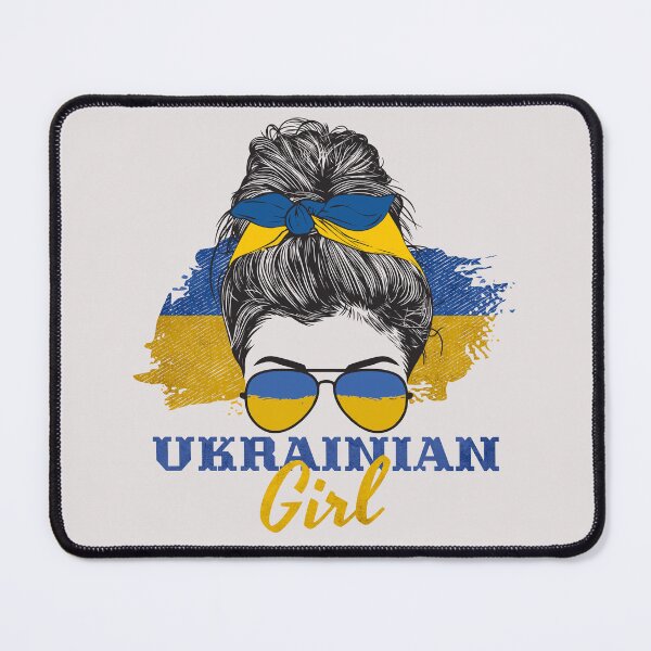 Item preview, Messy Ban Sunglasses Ukrainian Girl Patriotic Ukraine Pride designed and sold by alenaz.