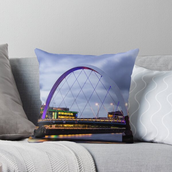 Item preview, Glasgow Squinty Bridge at Dusk designed and sold by quirkybubble.