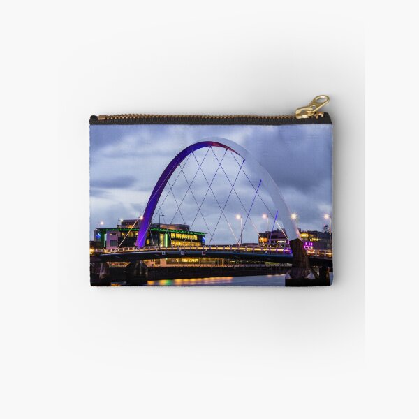Item preview, Glasgow Squinty Bridge at Dusk designed and sold by quirkybubble.