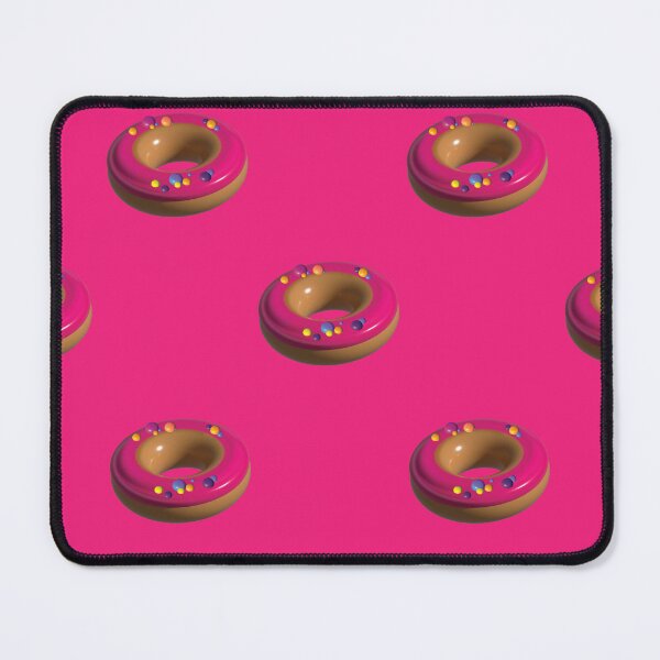 Item preview, Glazed donuts, pink field  designed and sold by nadica.