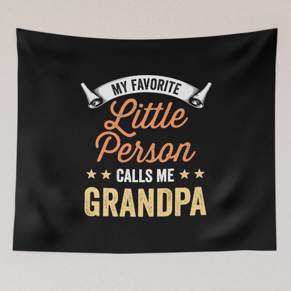 Item preview, My Favorite Little Person Calls Me Grandpa Shirt Grandfather designed and sold by haselshirt.