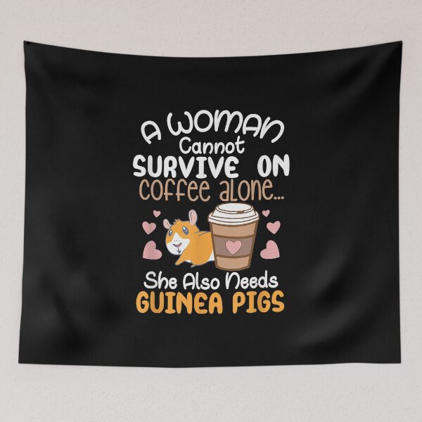 Item preview, Woman needs coffee  guinea pigs designed and sold by DanielPenington.