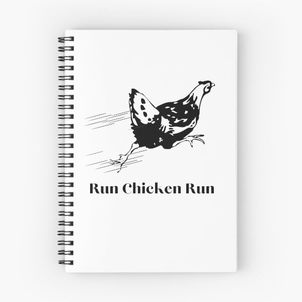 Item preview, Running Chicken Meme B&W Design designed and sold by lordyswiss.