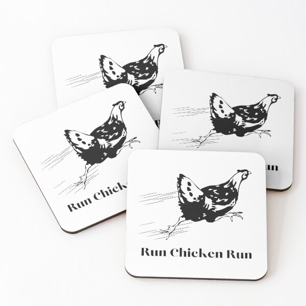 Item preview, Running Chicken Meme B&W Design designed and sold by lordyswiss.