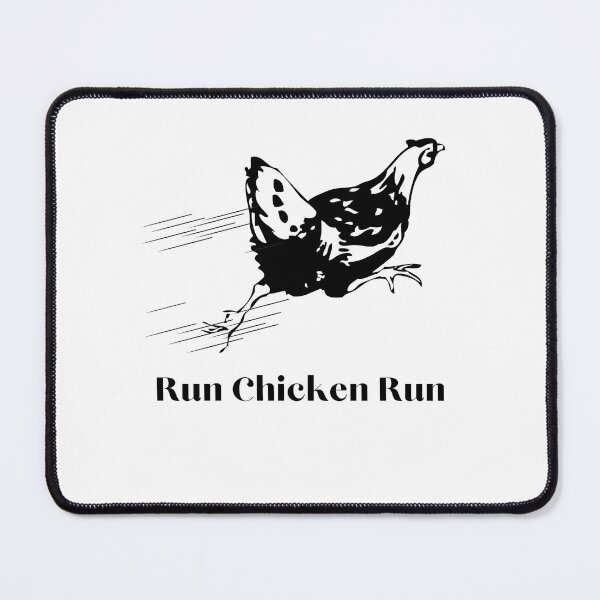 Item preview, Running Chicken Meme B&W Design designed and sold by lordyswiss.