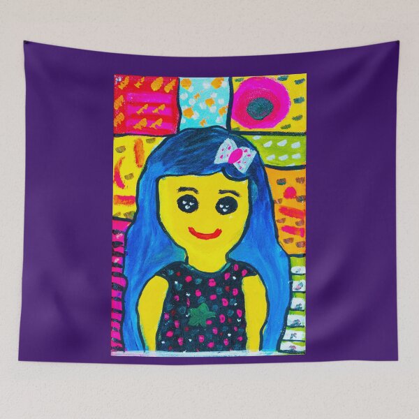 Item preview, beautiful girl- unique- colorful- cute designed and sold by karima-eldeeb.