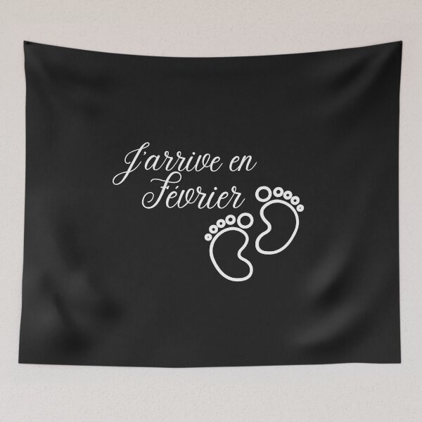 Item preview, I'm coming in February, pregnancy gift designed and sold by lapolonaise.
