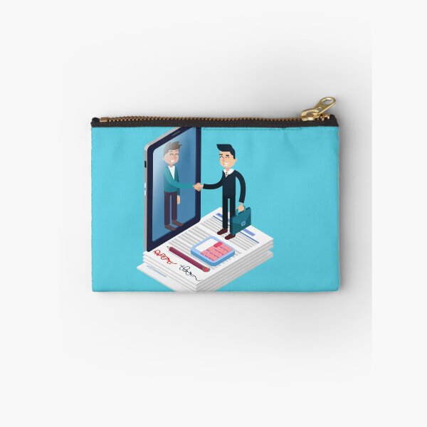 Item preview, Business Meeting. Man with Suitcase. Business Man. Success in Business. Agreement Signing. Successful Negotiations. Isometric Concept designed and sold by ivector.