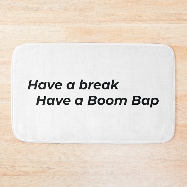 Item preview, Boom Bap break (black) designed and sold by FattoAMano.