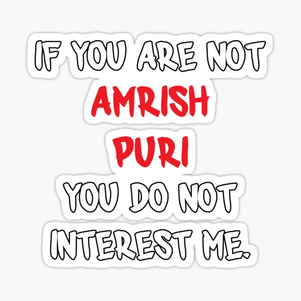 Amrish Puri Gifts & Merchandise for Sale | Redbubble Amrish Puri Gifts & Merchandise for Sale | Redbubble