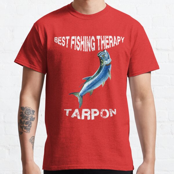 Best Fishing Therapy Tarpon  Kids T-Shirt for Sale by