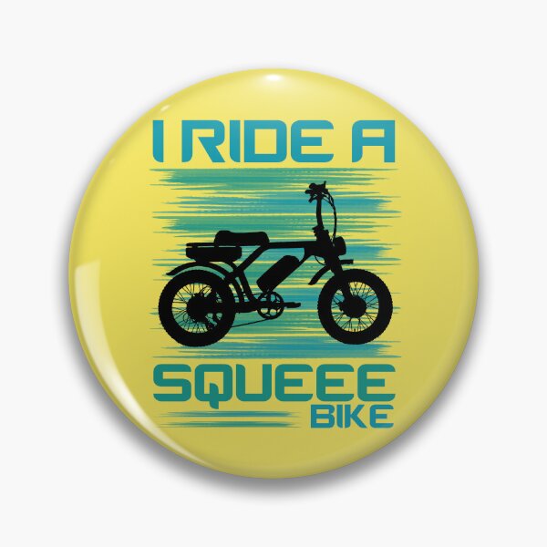Item preview, I Ride A Squeee Bike Funny E-Bike Rider Electric Power Bikes designed and sold by CharJens.