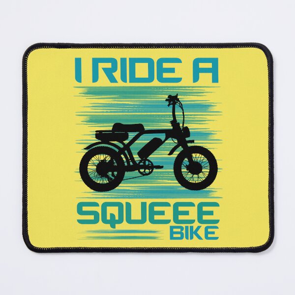 Item preview, I Ride A Squeee Bike Funny E-Bike Rider Electric Power Bikes designed and sold by CharJens.