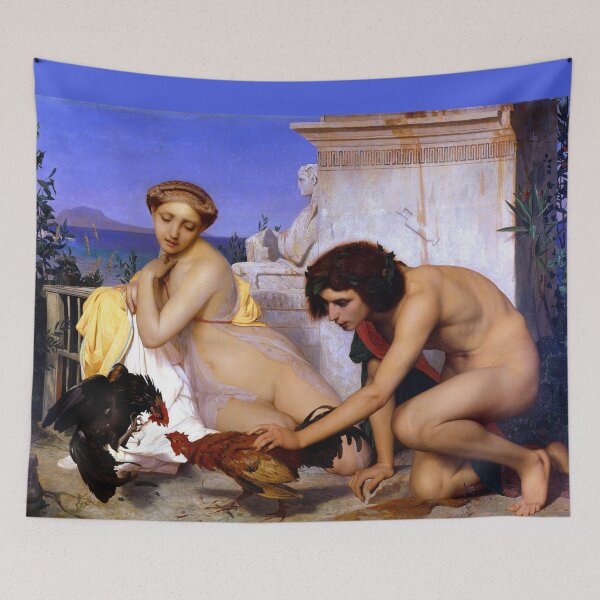 Item preview, Jean-Leon Gerome - Young Greeks Attending a Cock Fight designed and sold by TeeARTHY.