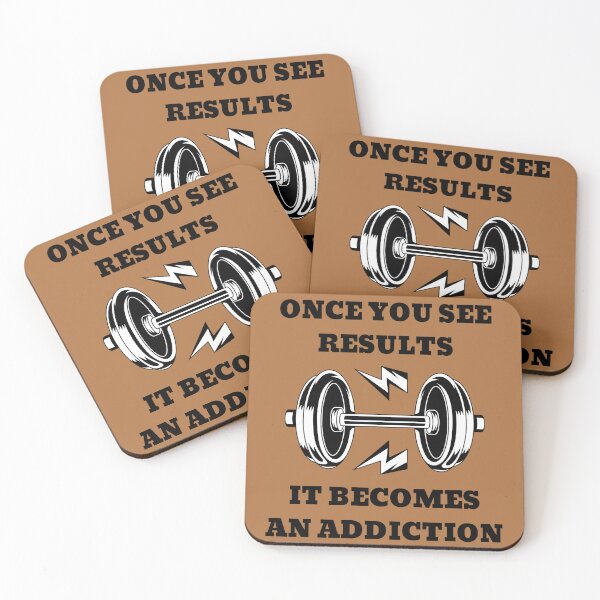 Item preview, Once You See Results It Becomes An Addiction Dumbbell designed and sold by Pawn Shop JB.